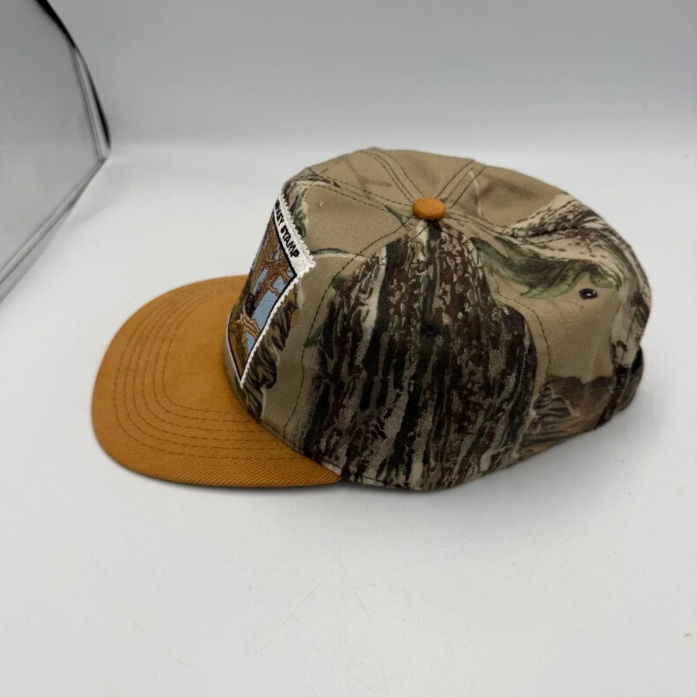 Vintage National Wild Turkey Federation 1997 Wild Turkey Stamp Hat Made in USA